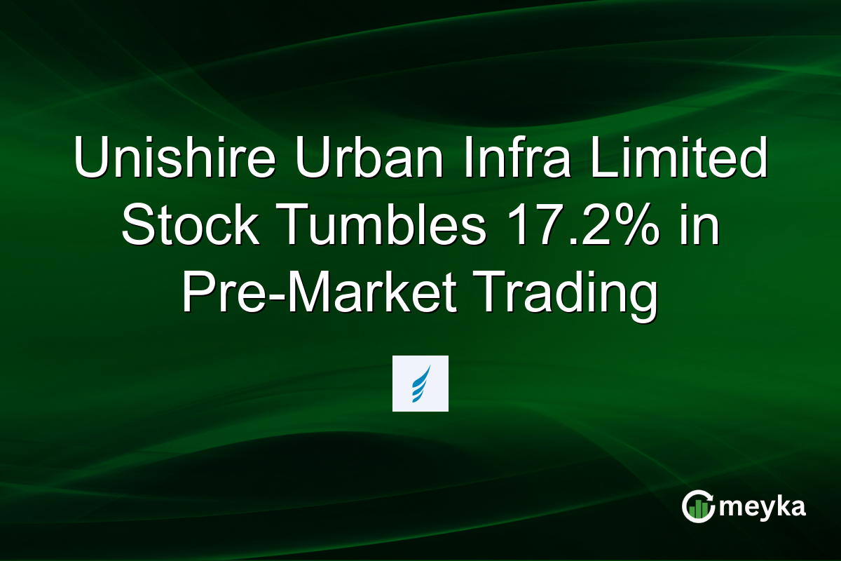 Unishire Urban Infra Limited Stock Tumbles 17.2% in Pre-Market Trading
