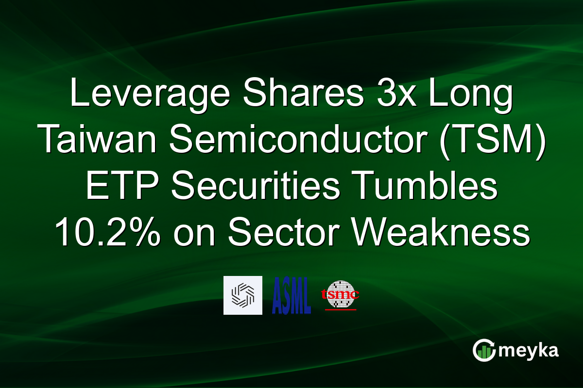 Leverage Shares 3x Long Taiwan Semiconductor (TSM) ETP Securities Tumbles 10.2% on Sector Weakness