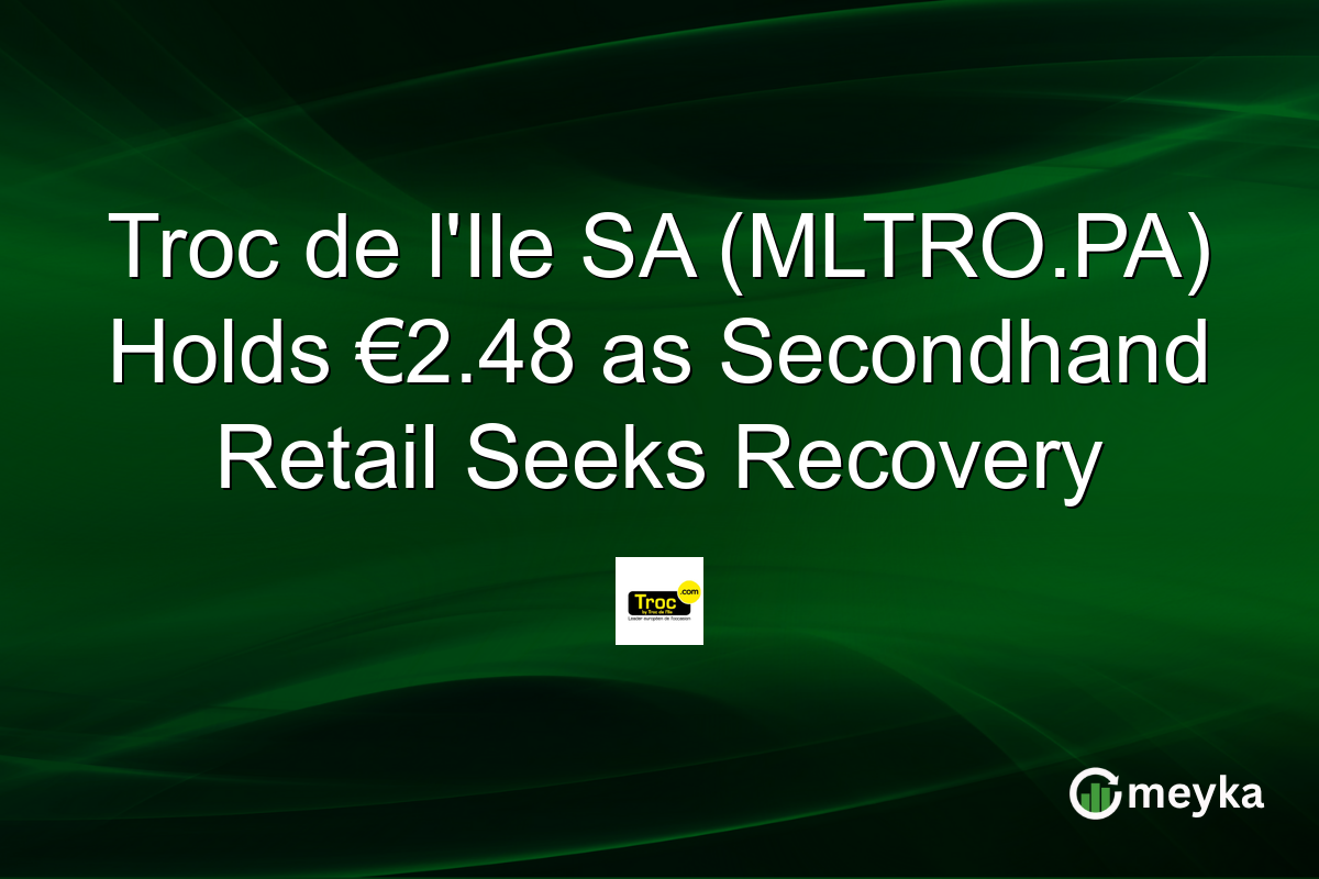 Troc de l’Ile SA (MLTRO.PA) Holds €2.48 as Secondhand Retail Seeks Recovery