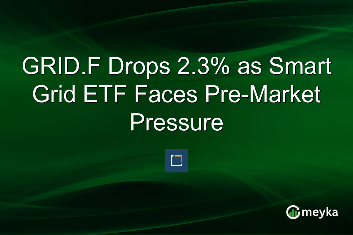 GRID.F Drops 2.3% as Smart Grid ETF Faces Pre-Market Pressure