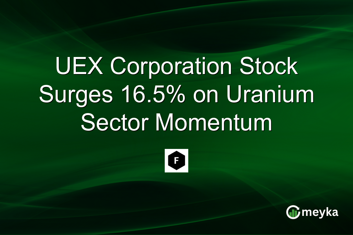 UEX Corporation Stock Surges 16.5% on Uranium Sector Momentum