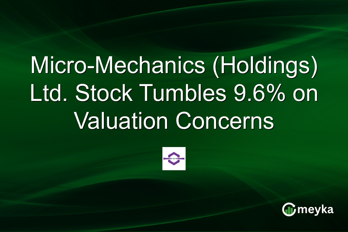 Micro-Mechanics (Holdings) Ltd. Stock Tumbles 9.6% on Valuation Concerns