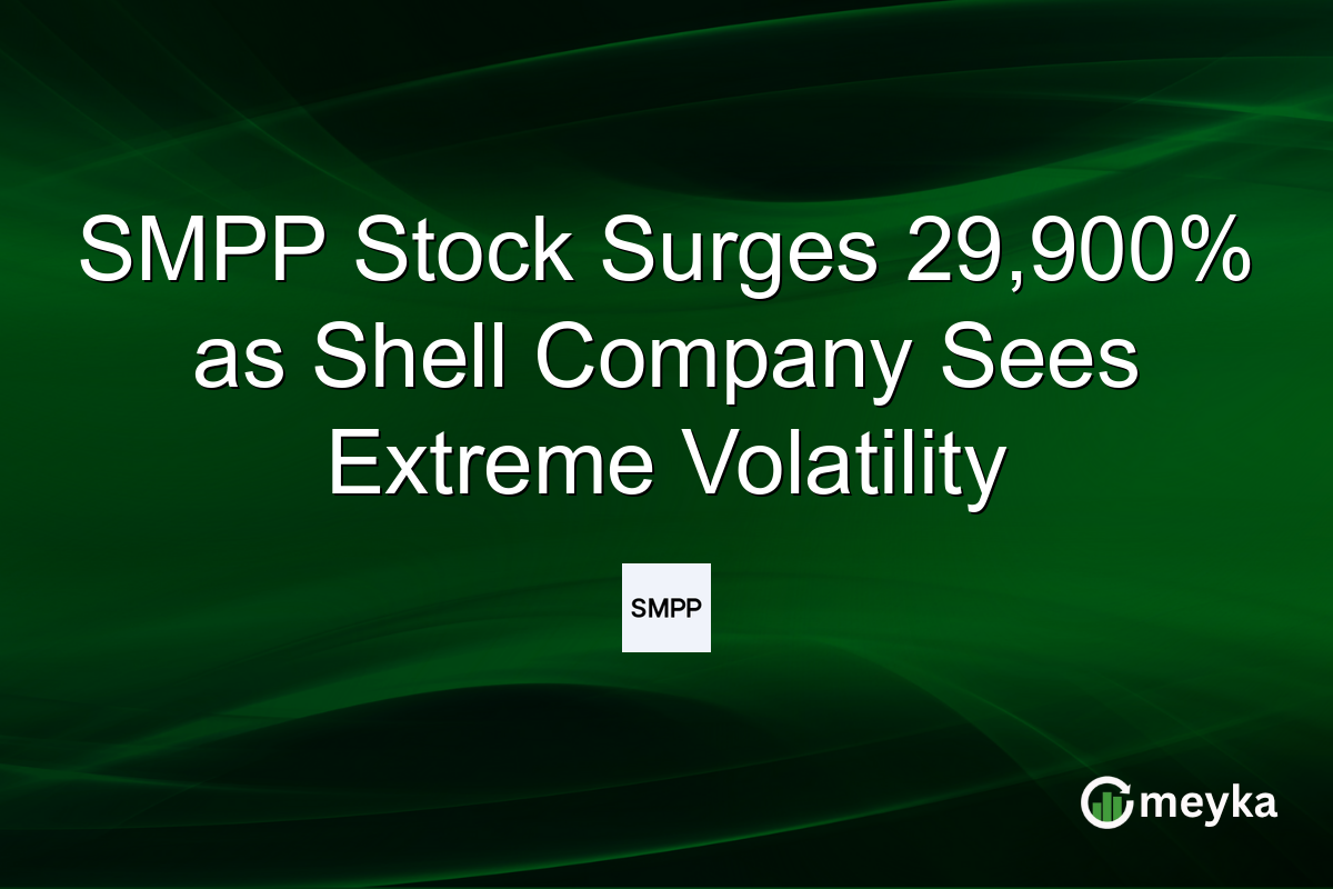 SMPP Stock Surges 29,900% as Shell Company Sees Extreme Volatility
