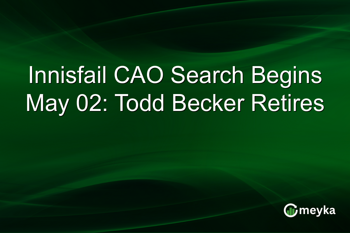 Innisfail CAO Search Begins May 02: Todd Becker Retires