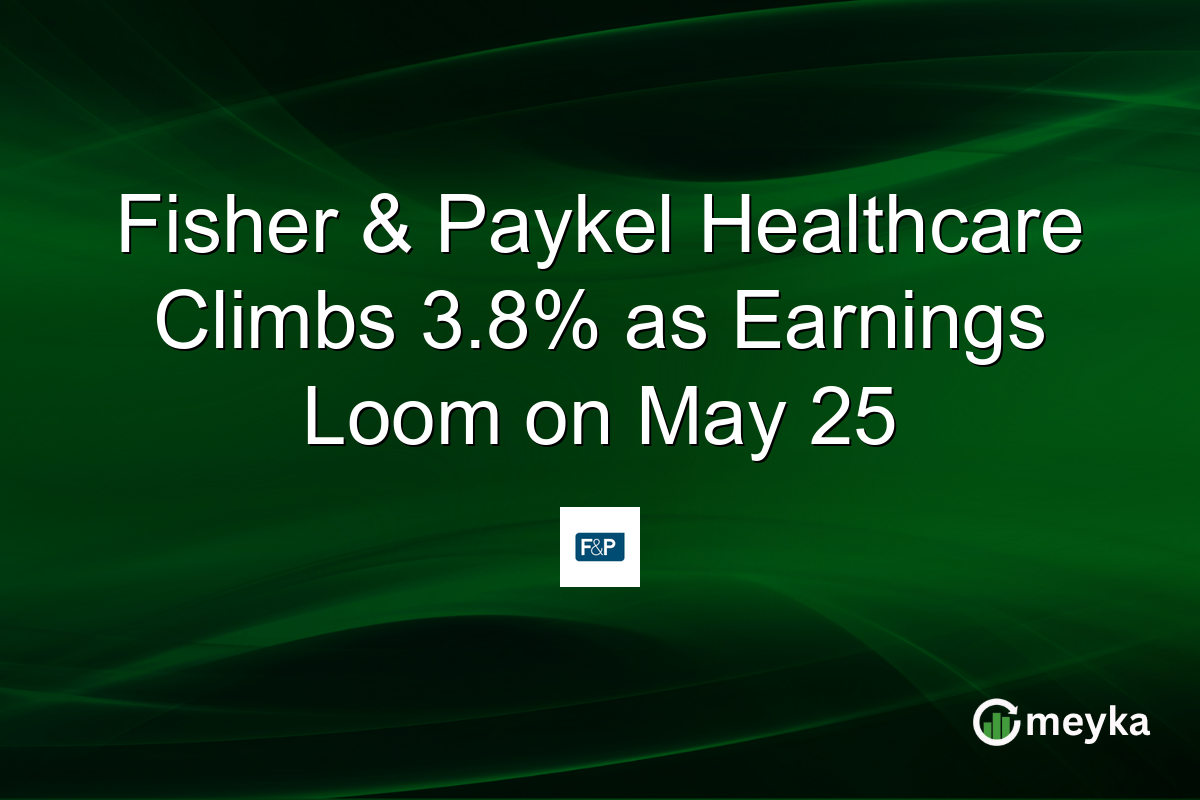 Fisher & Paykel Healthcare Climbs 3.8% as Earnings Loom on May 25