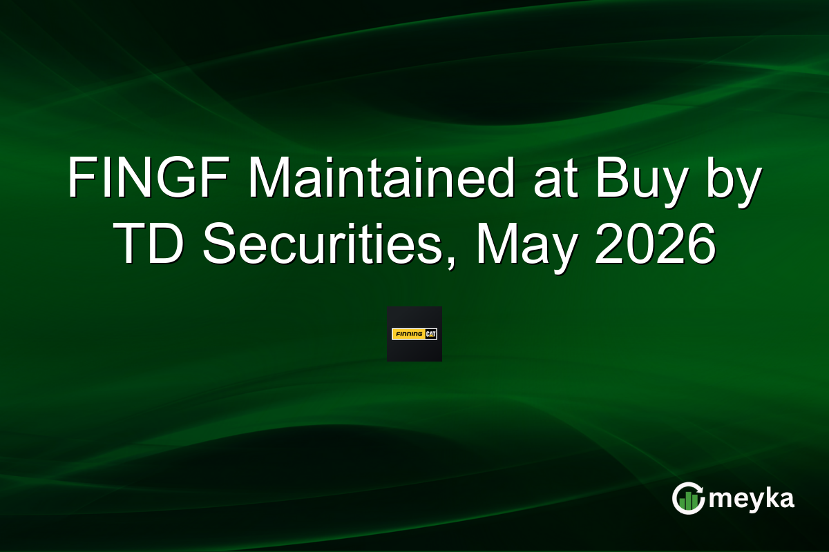 FINGF Maintained at Buy by TD Securities, May 2026