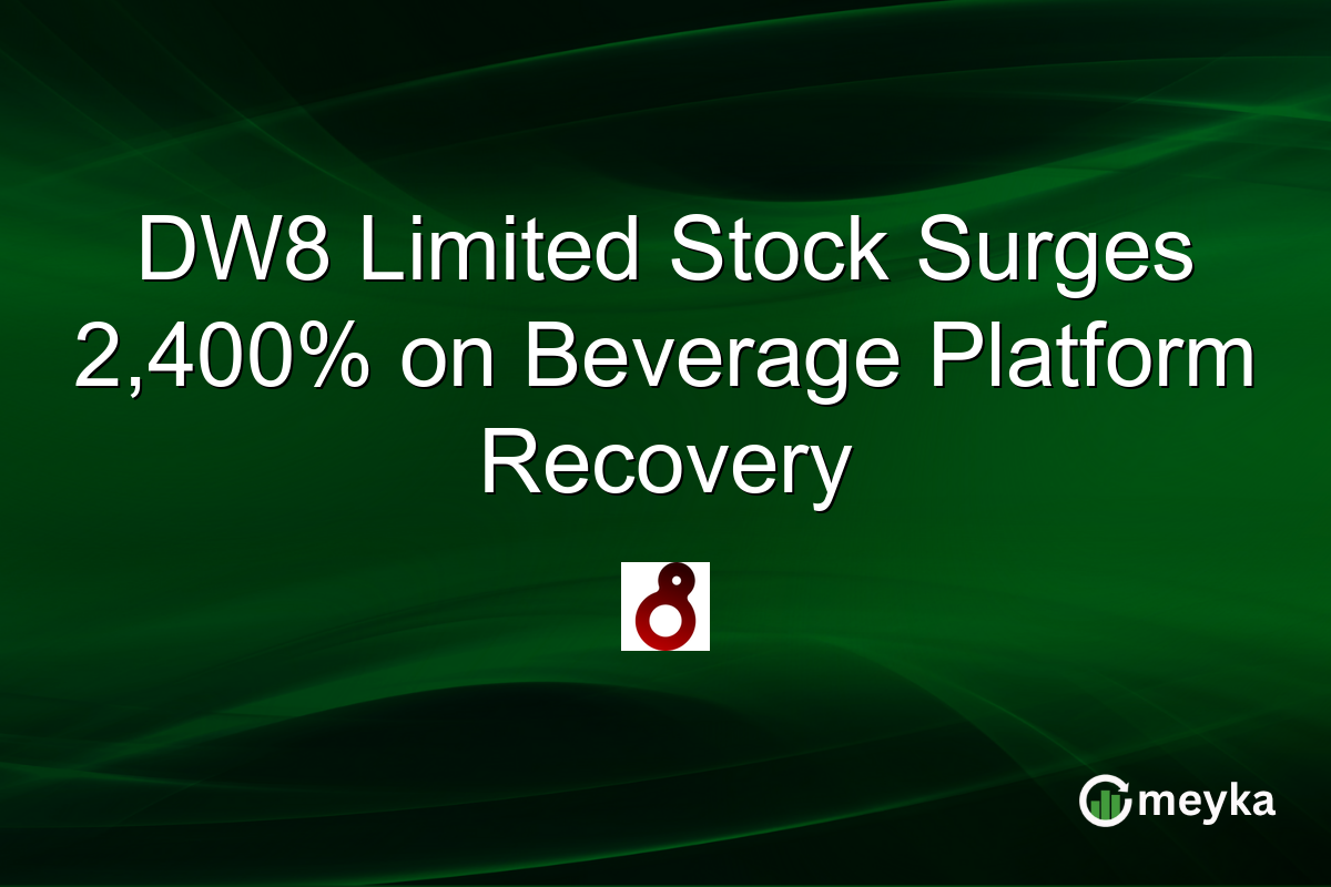 DW8 Limited Stock Surges 2,400% on Beverage Platform Recovery