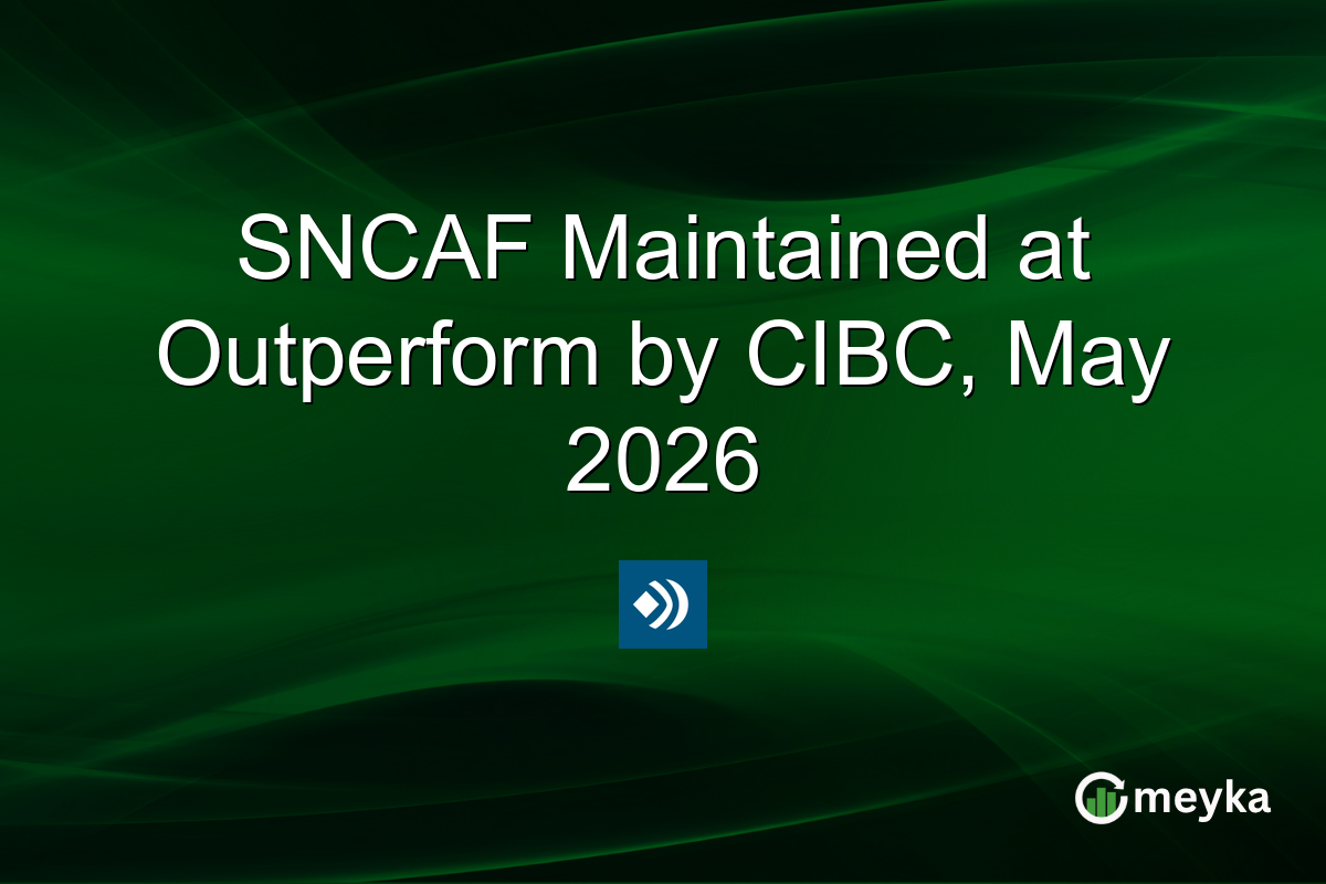SNCAF Maintained at Outperform by CIBC, May 2026