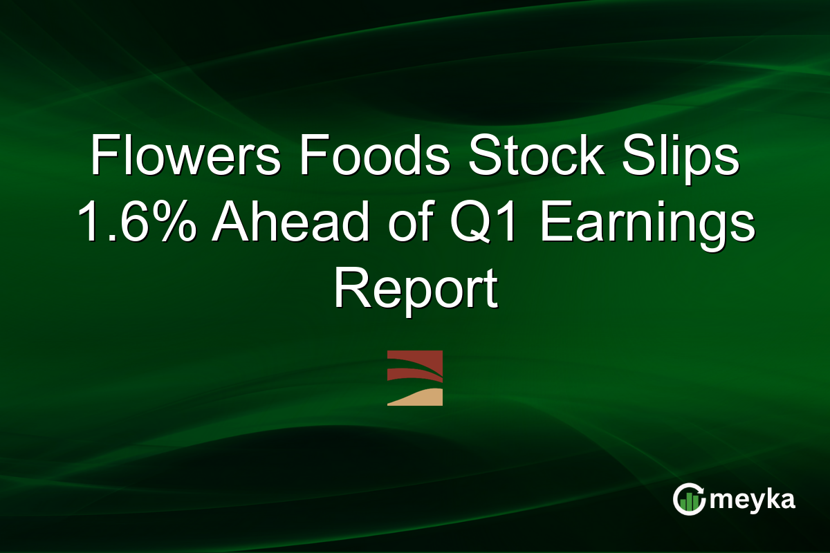Flowers Foods Stock Slips 1.6% Ahead of Q1 Earnings Report