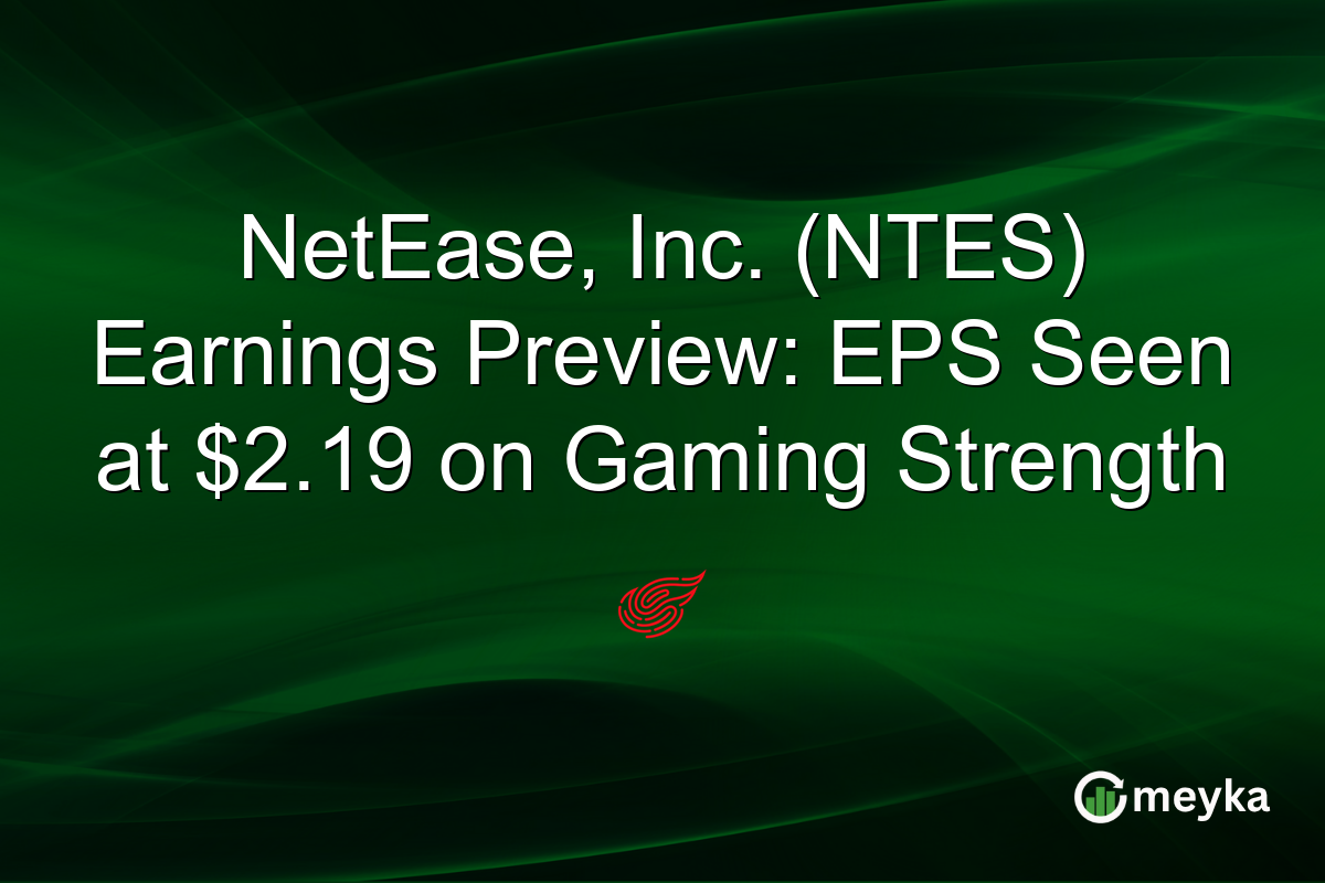 NetEase, Inc. (NTES) Earnings Preview: EPS Seen at $2.19 on Gaming Strength