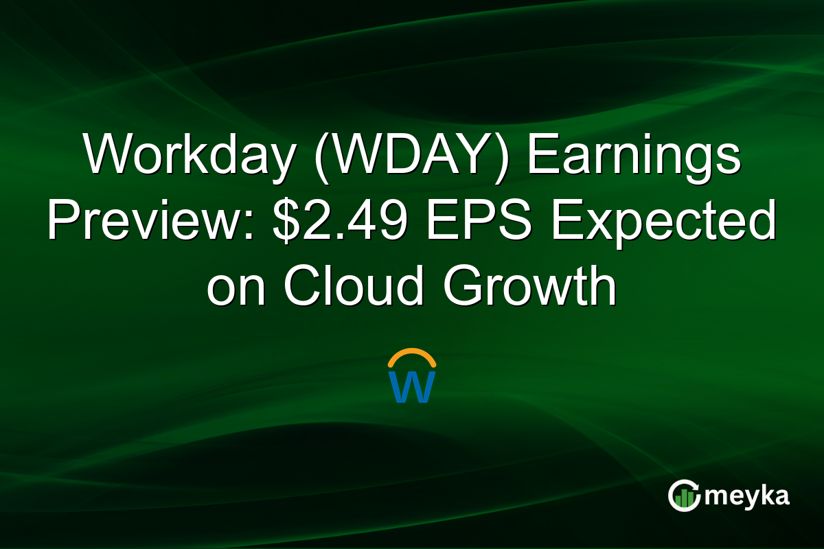 Workday (WDAY) Earnings Preview: $2.49 EPS Expected on Cloud Growth