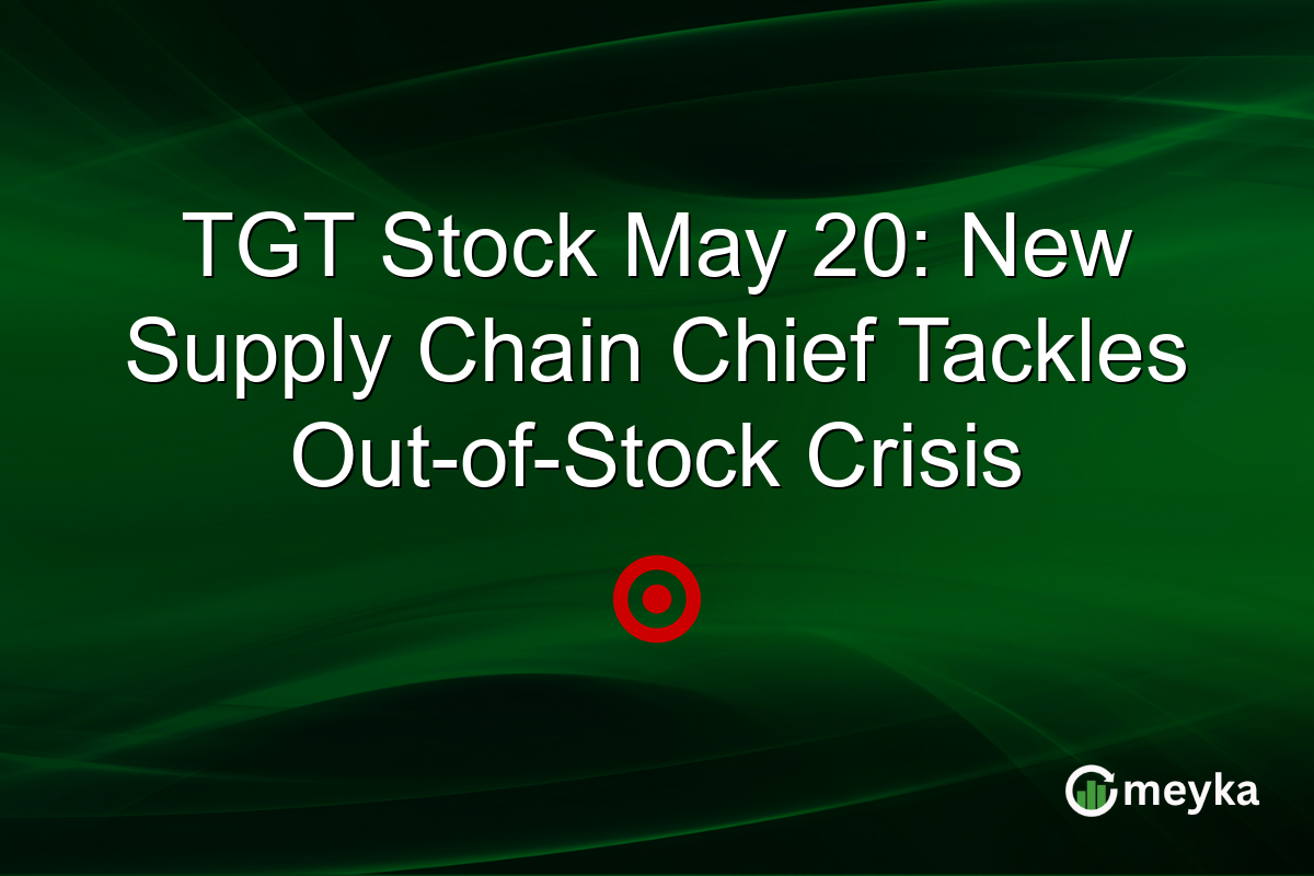TGT Stock May 20: New Supply Chain Chief Tackles Out-of-Stock Crisis