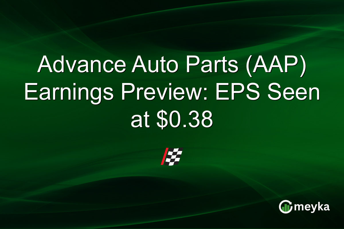 Advance Auto Parts (AAP) Earnings Preview: EPS Seen at $0.38