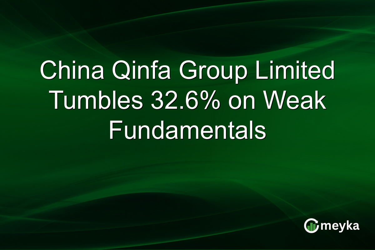 China Qinfa Group Limited Tumbles 32.6% on Weak Fundamentals