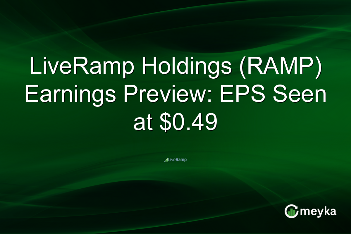 LiveRamp Holdings (RAMP) Earnings Preview: EPS Seen at $0.49