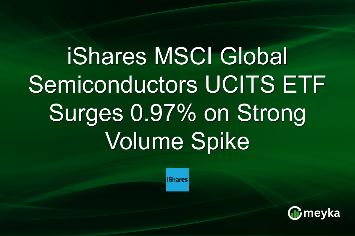 iShares MSCI Global Semiconductors UCITS ETF Surges 0.97% on Strong Volume Spike
