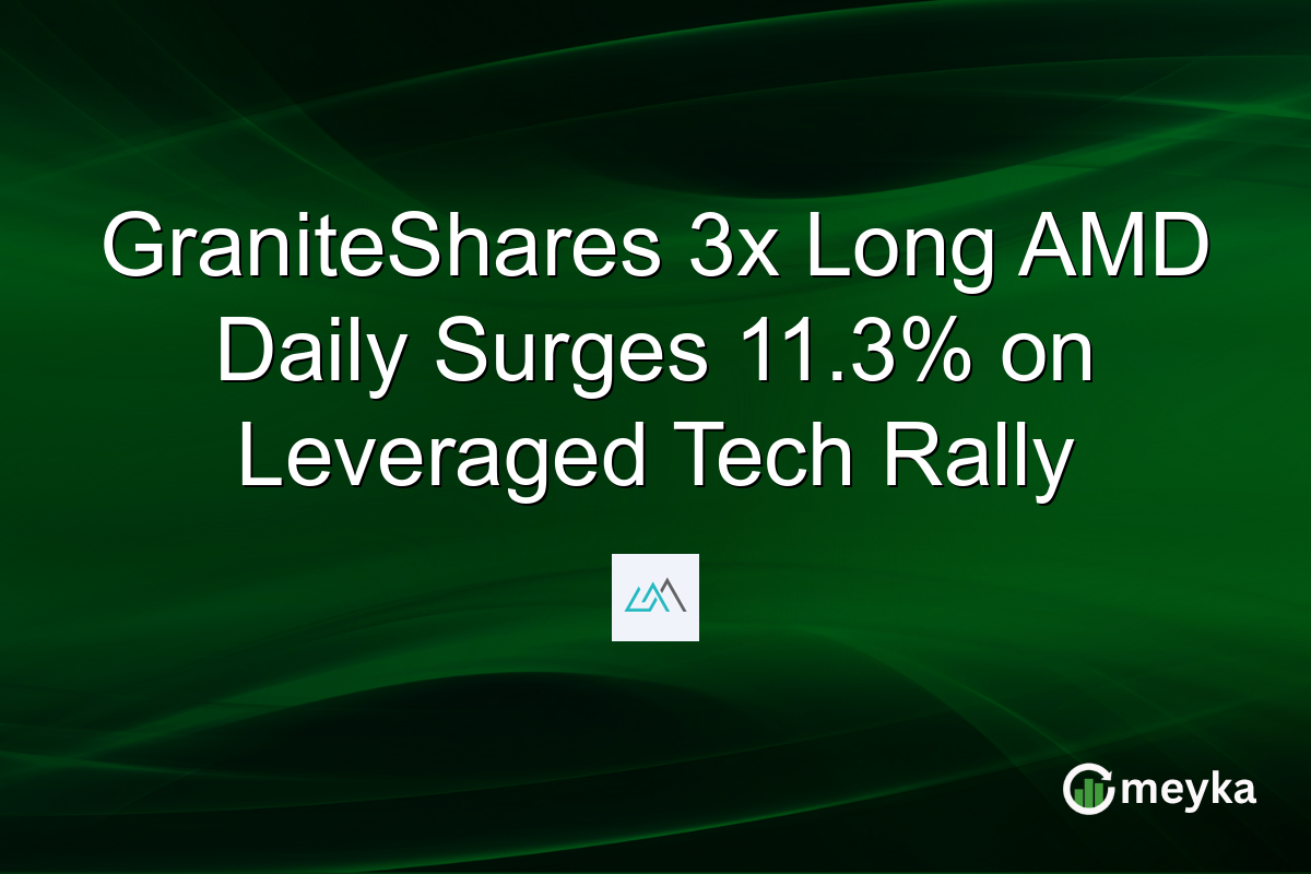 GraniteShares 3x Long AMD Daily Surges 11.3% on Leveraged Tech Rally