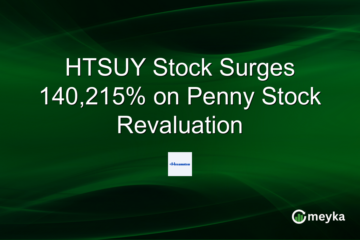 HTSUY Stock Surges 140,215% on Penny Stock Revaluation