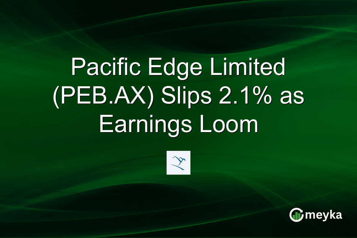 Pacific Edge Limited (PEB.AX) Slips 2.1% as Earnings Loom