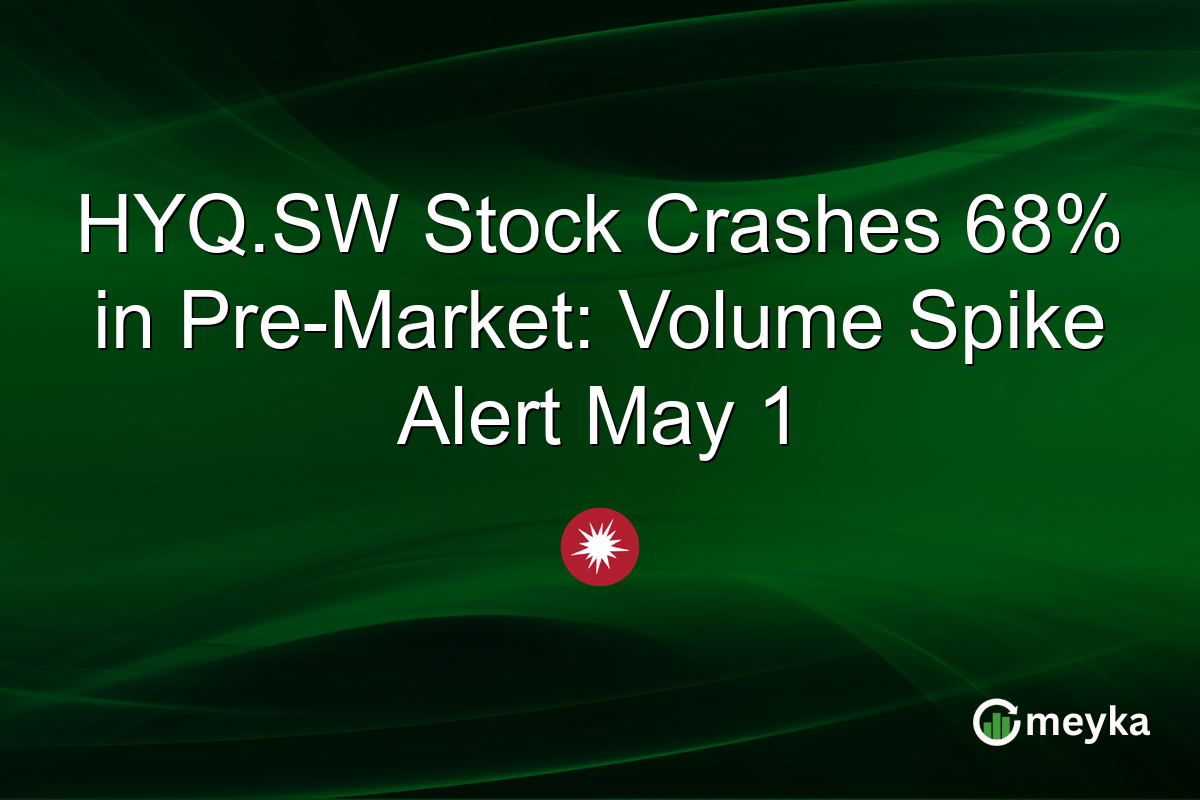 HYQ.SW Stock Crashes 68% in Pre-Market: Volume Spike Alert May 1