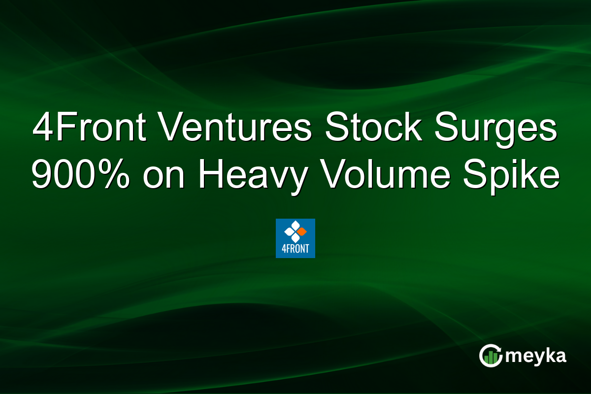 4Front Ventures Stock Surges 900% on Heavy Volume Spike