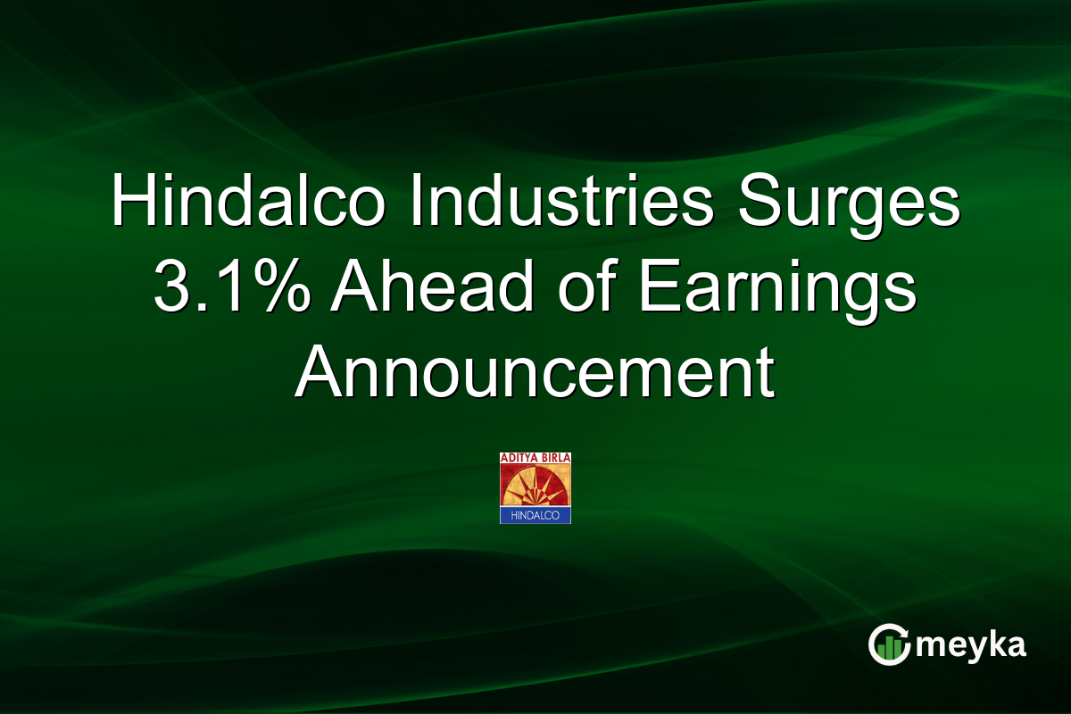 Hindalco Industries Surges 3.1% Ahead of Earnings Announcement
