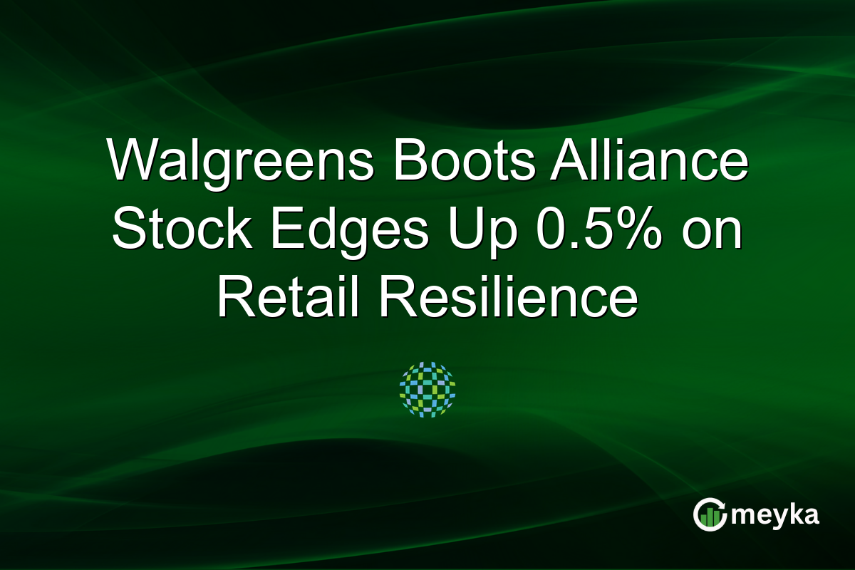 Walgreens Boots Alliance Stock Edges Up 0.5% on Retail Resilience