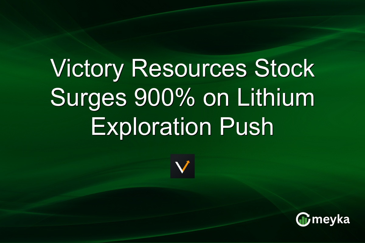 Victory Resources Stock Surges 900% on Lithium Exploration Push