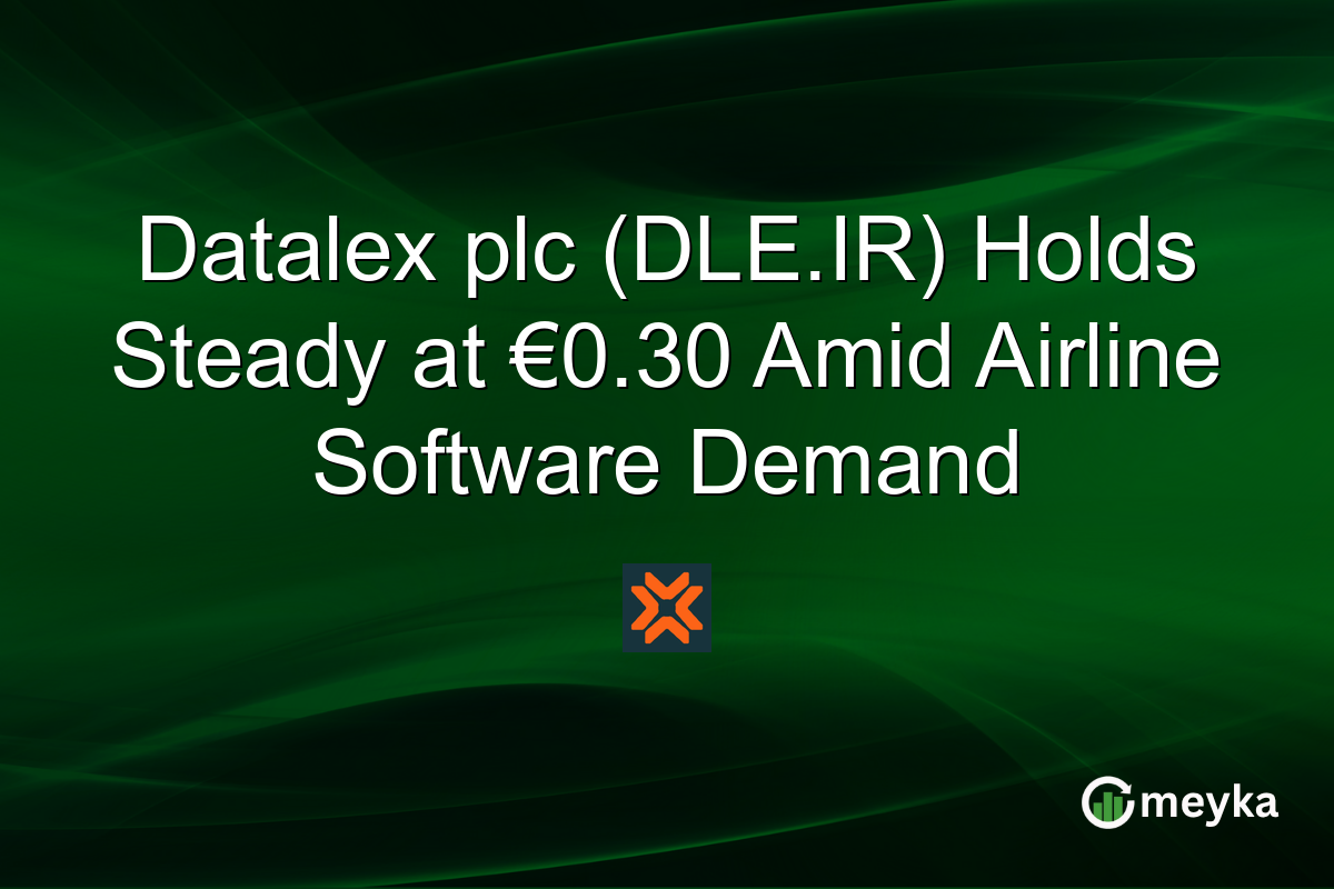 Datalex plc (DLE.IR) Holds Steady at €0.30 Amid Airline Software Demand