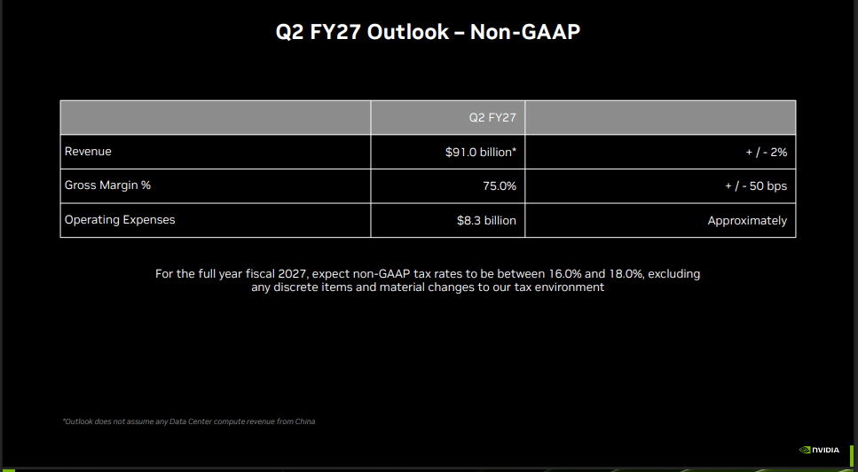 Official Source: Nvidia Q2FY27 Outlook Overview, May 25, 2026