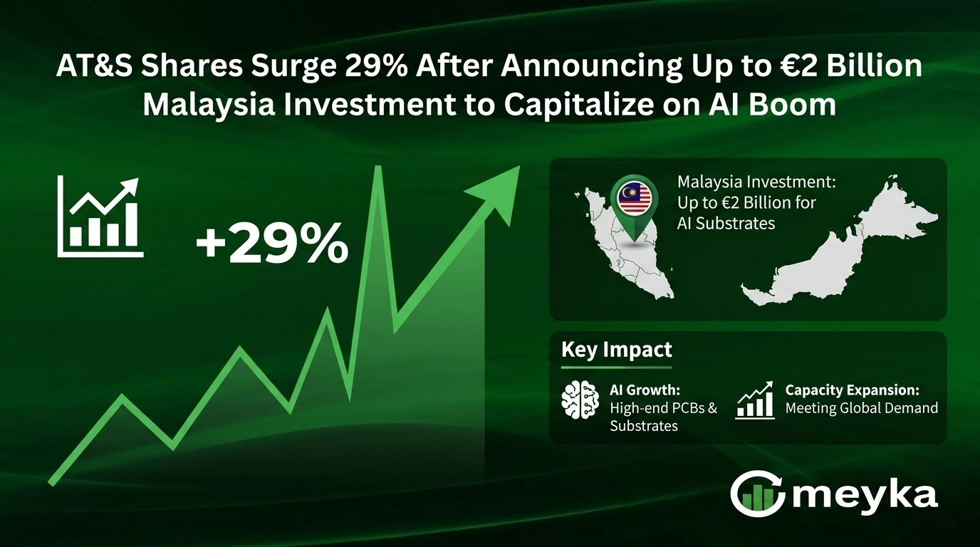 AT&S Shares Surge 29% After Announcing Up to €2 Billion Malaysia Investment to Capitalize on AI Boom 