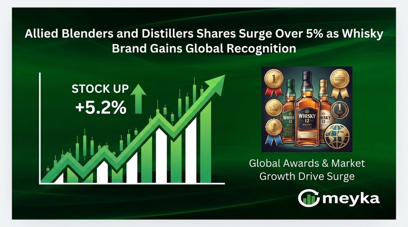 Allied Blenders and Distillers Shares Surge Over 5% as Whisky Brand Gains Global Recognition