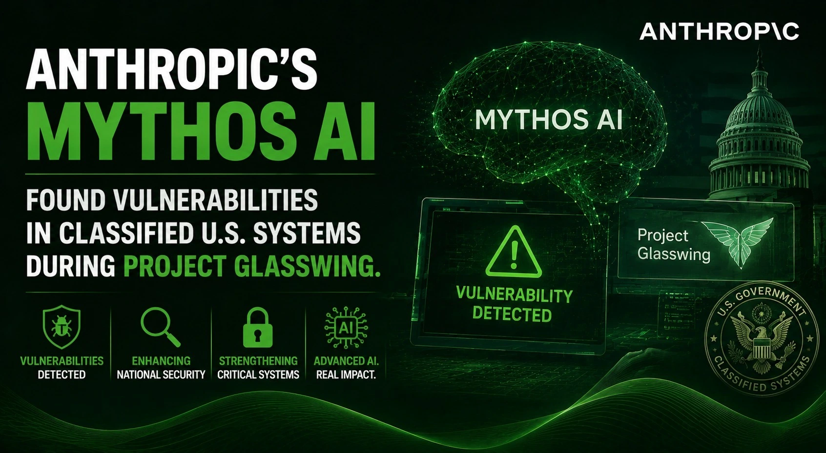 Anthropic’s Mythos AI Finds Vulnerabilities in Classified U.S. Systems During Project Glasswing