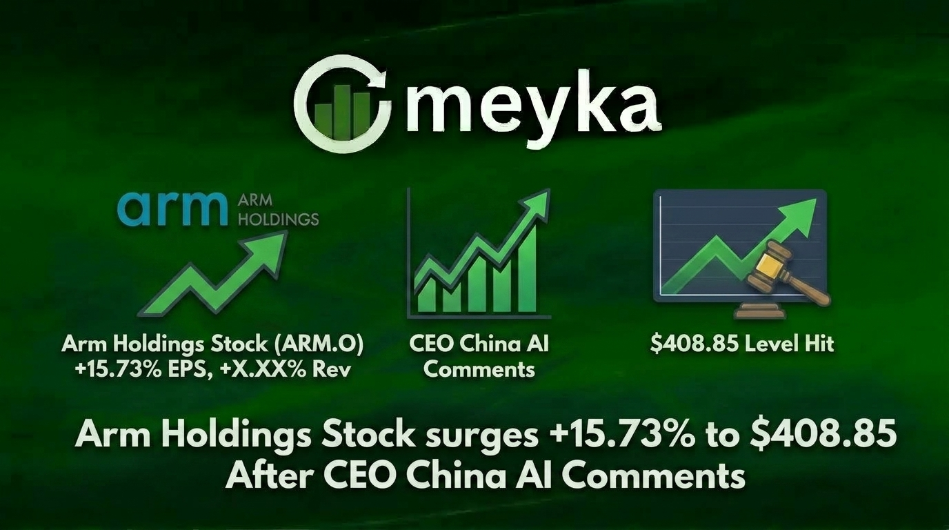 Arm Holdings Stock Surges +15.73% to $408.85 After CEO China AI Comments