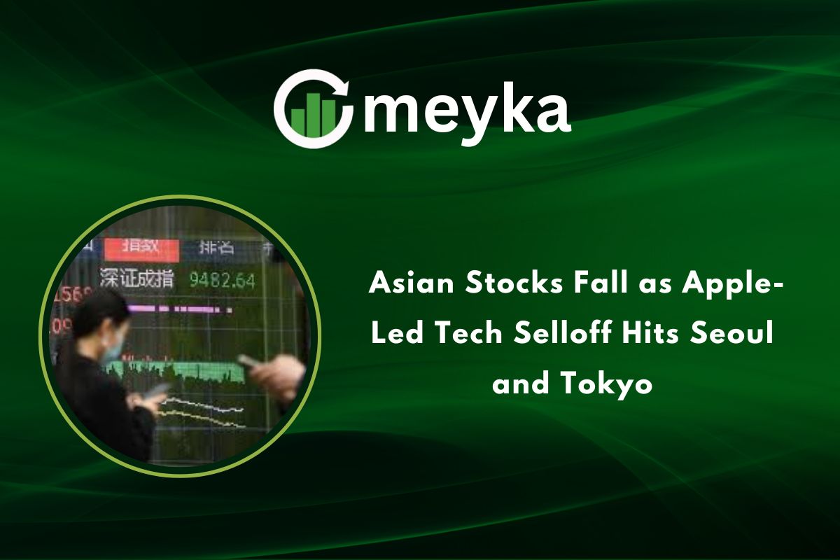 Asian Stocks Fall as Apple-Led Tech Selloff Hits Seoul and Tokyo