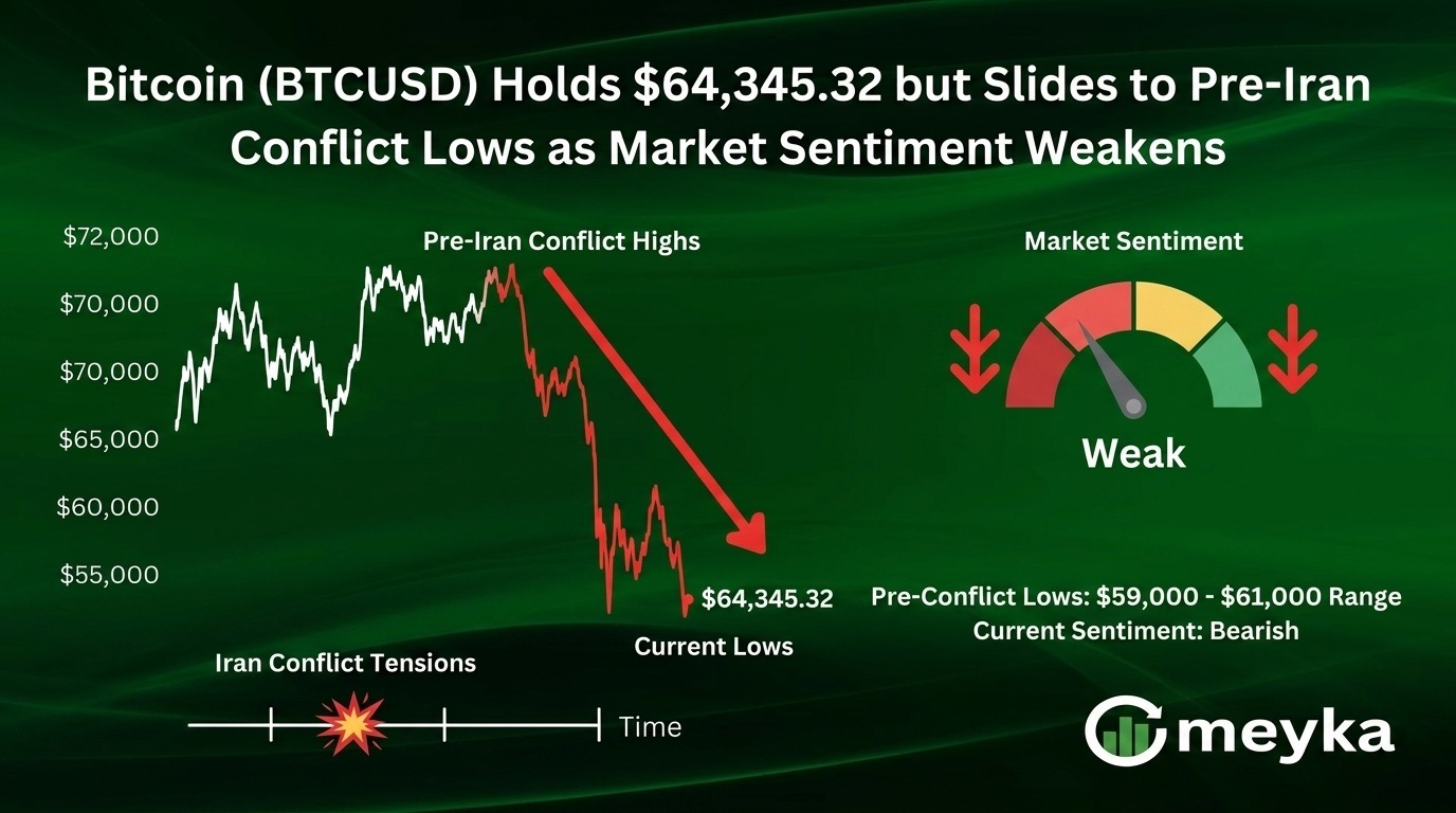 Bitcoin (BTCUSD) Slides to Pre-Iran Conflict Lows as Strategy’s Saylor Sells and Sentiment Breaks