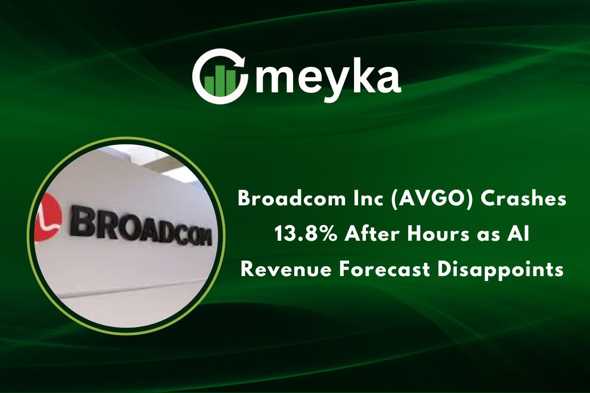 Broadcom Inc (AVGO) Crashes 13.8% After Hours as AI Revenue Forecast Disappoints