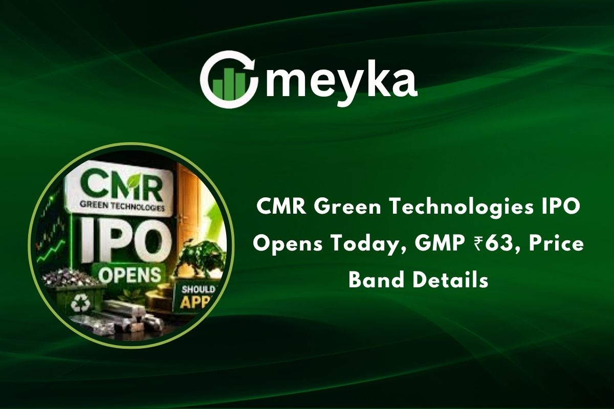CMR Green Technologies IPO Opens Today, GMP ₹63, Price Band Details