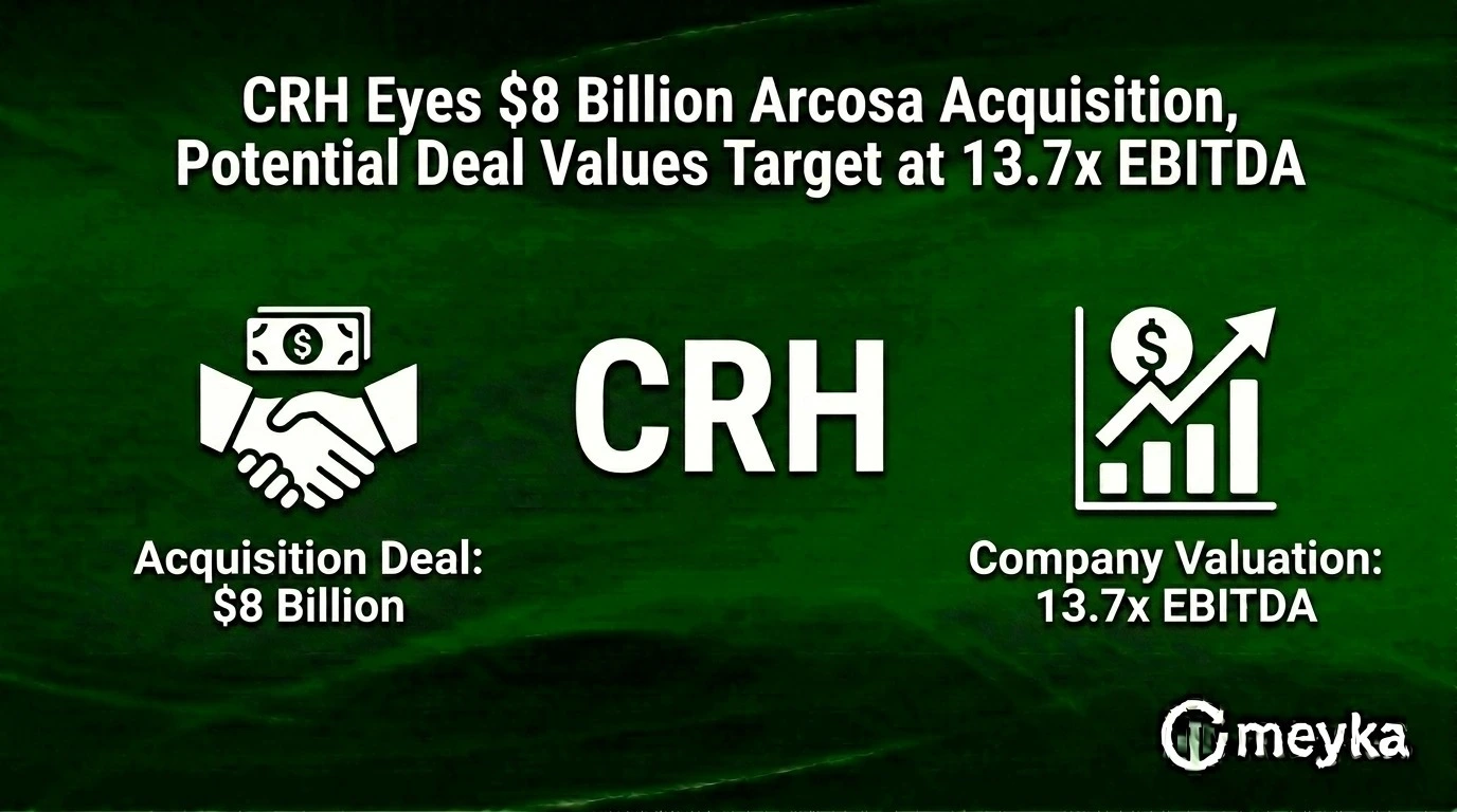 CRH Eyes $8 Billion Arcosa Acquisition, Potential Deal Values Target at 13.7x EBITDA