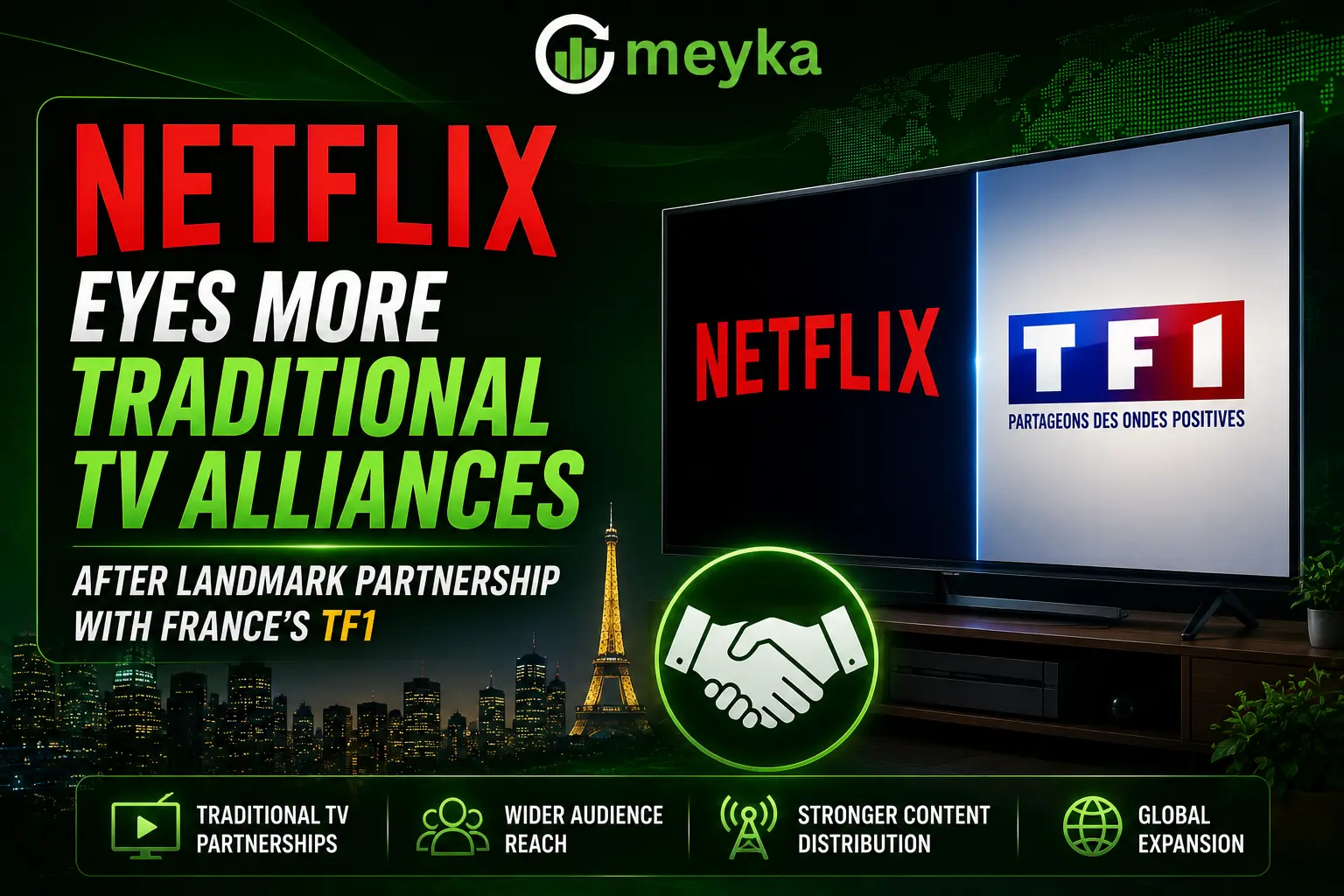 Netflix Eyes More Traditional TV Alliances After Landmark Partnership With France’s TF1