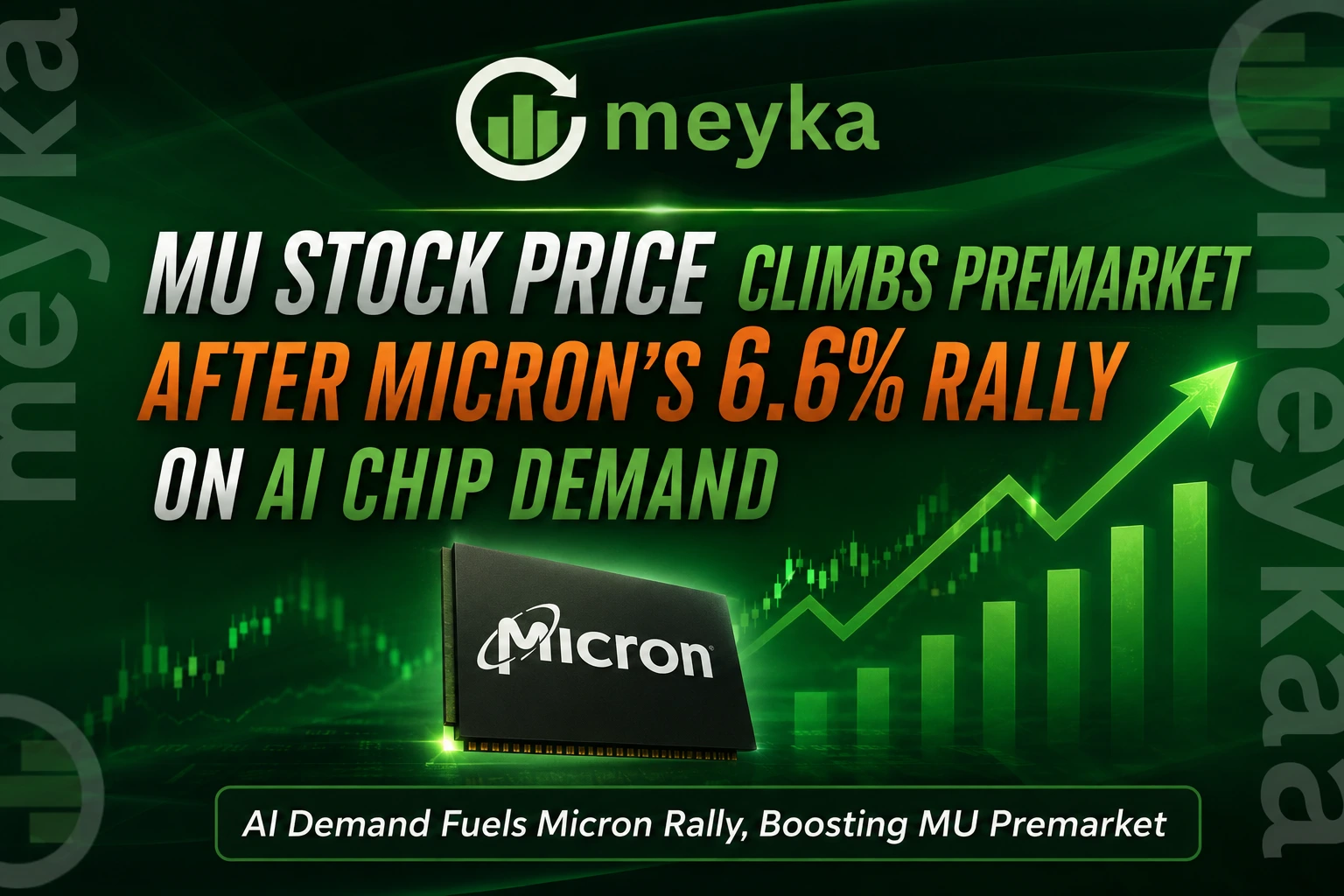 MU Stock Price Climbs Premarket After Micron’s 6.6% Rally on AI Chip Demand