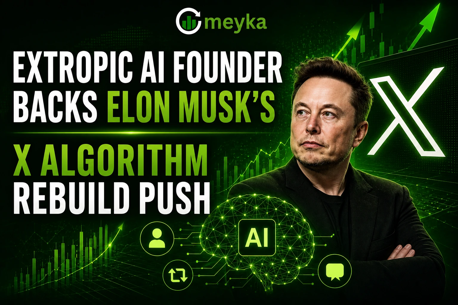 Extropic AI Founder Backs Elon Musk’s Push to Rebuild X Recommendation Algorithm 