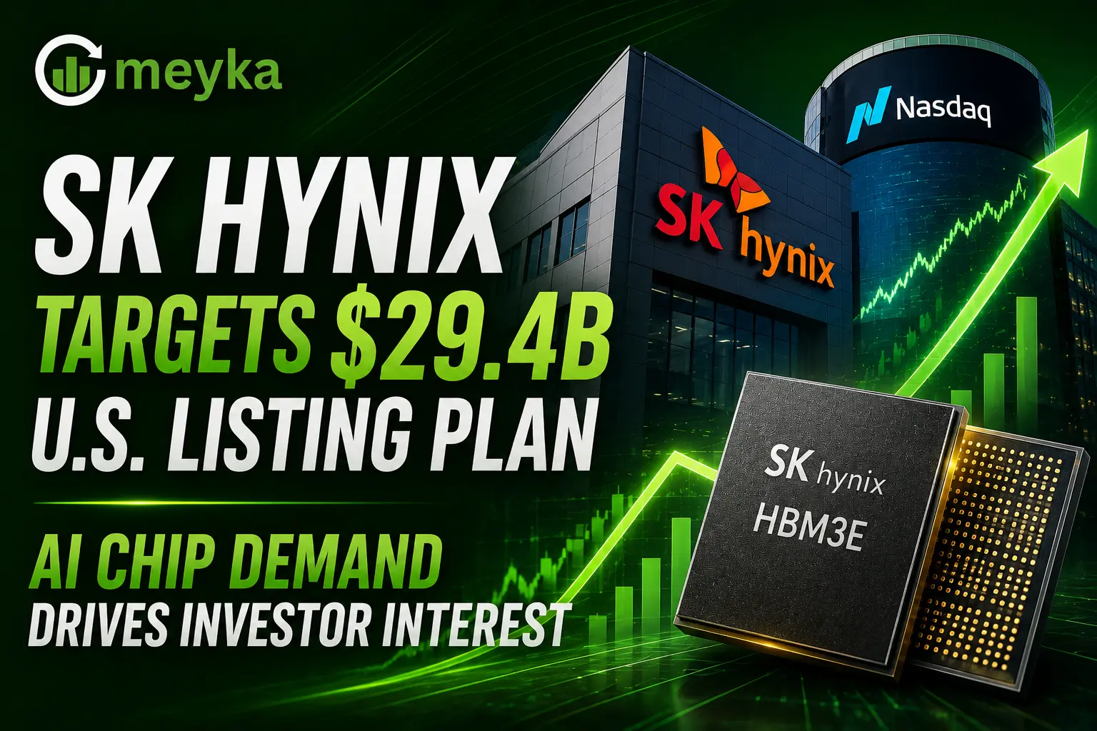 SK Hynix Targets $29.4B U.S. Listing as AI Chip Demand Fuels Investor Interest