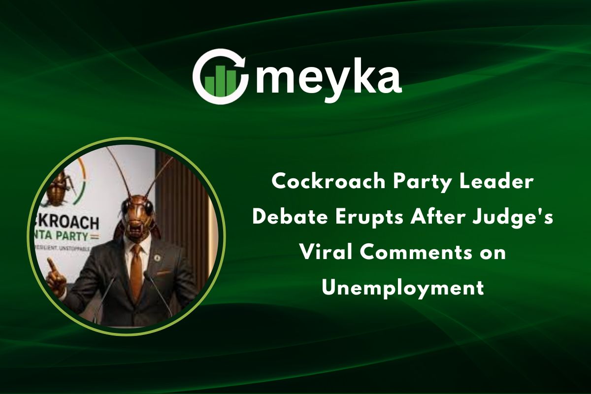 Cockroach Party Leader Debate Erupts After Judge’s Viral Comments on Unemployment