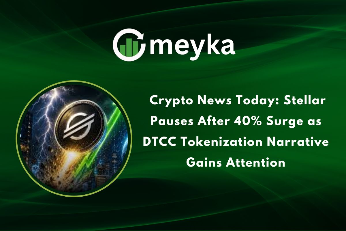 Crypto News Today: Stellar Pauses After 40% Surge as DTCC Tokenization Narrative Gains Attention