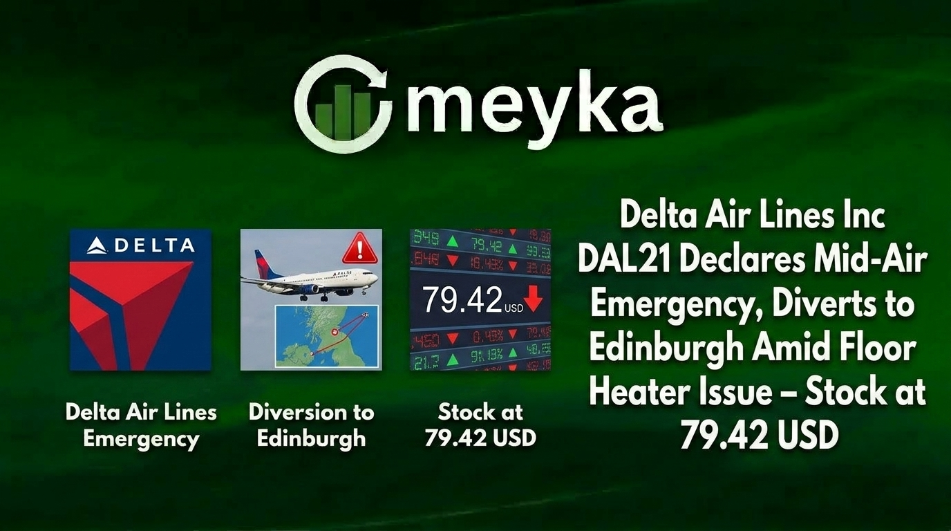 Delta Air Lines Inc DAL21 Declares Mid-Air Emergency, Diverts to Edinburgh Amid Floor Heater Issue – Stock at 79.42 USD