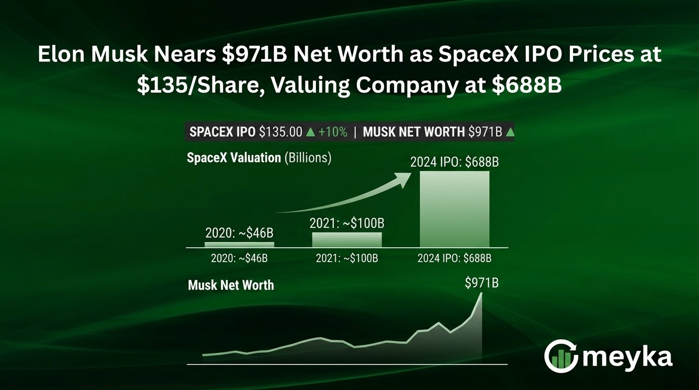 Elon Musk Becomes the World’s First Trillionaire as SpaceX IPO Prices at $135, Valuing the Company at $1.77T