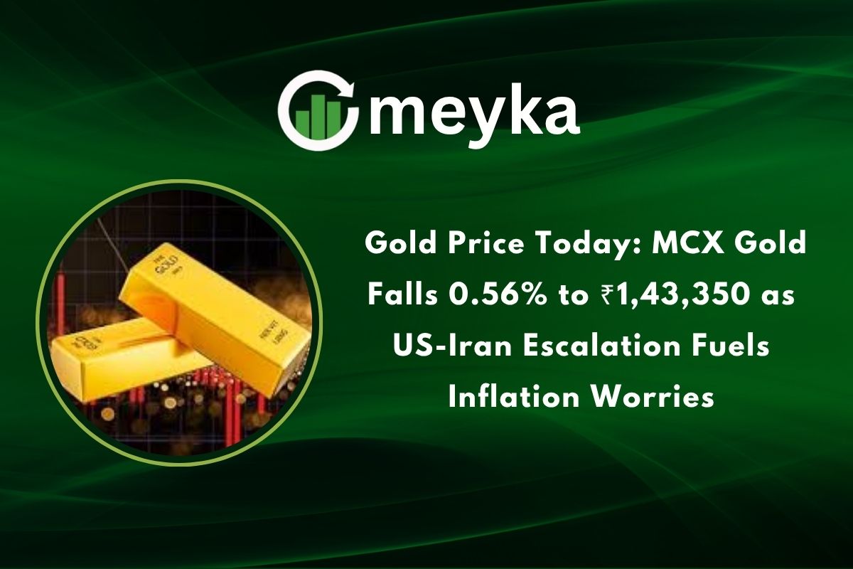 Gold Price Today: MCX Gold Falls 0.56% to ₹1,43,350 as US-Iran Escalation Fuels Inflation Worries