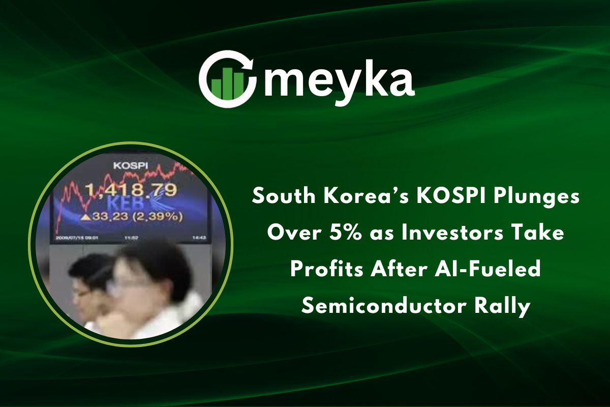 South Korea’s KOSPI Plunges Over 5% as Investors Take Profits After AI-Fueled Semiconductor Rally