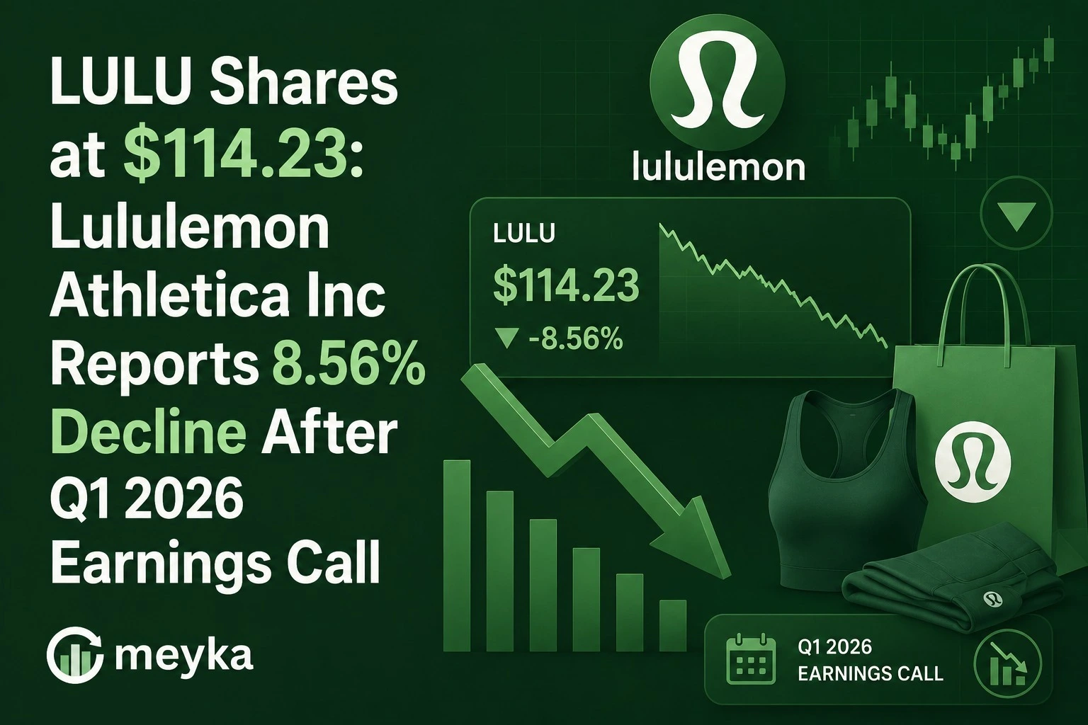 LULU Shares at $114.23: Lululemon Athletica Inc Reports 8.56% Decline After Q1 2026 Earnings Call